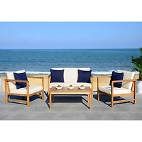 Safavieh Montez 4-pc. Conversation Set Cushioned