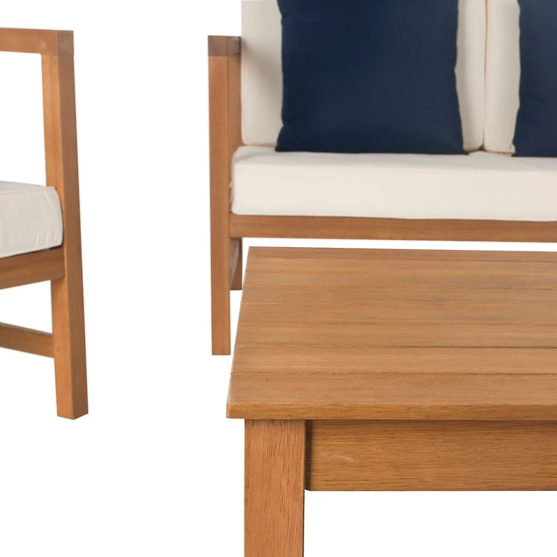 Safavieh Montez 4-pc. Conversation Set Cushioned
