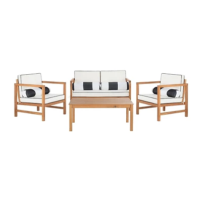 Safavieh Montez 4-pc. Conversation Set Cushioned