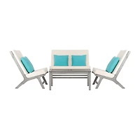 Safavieh Chaston 4-pc. Conversation Set Cushioned