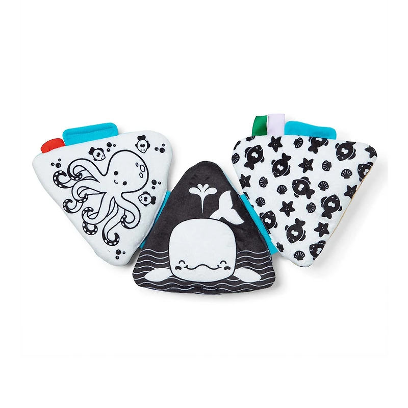 Melissa & Doug Ocean Tummy Time Triangle Interactive Toy