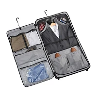 WallyBags 45" Premium Rolling Garment Bag With Multiple Pockets