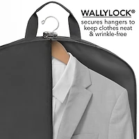 Wallybags 48" Deluxe Tri-Fold Travel Garment Bag With Three Pockets