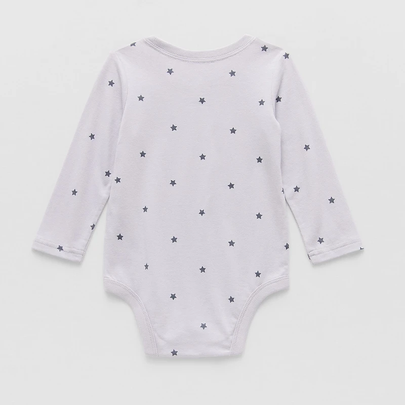 Okie Dokie Baby Unisex Round Neck Long Sleeve Bodysuit