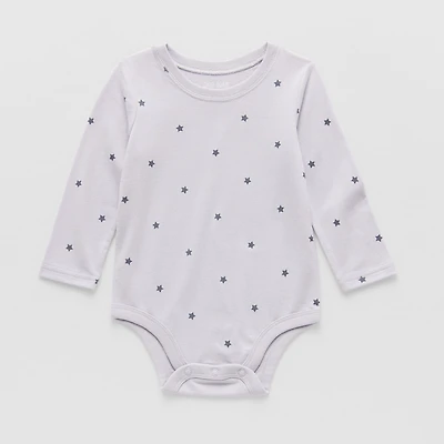 Okie Dokie Baby Unisex Round Neck Long Sleeve Bodysuit