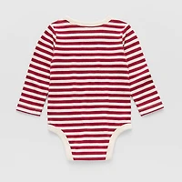 Okie Dokie Baby Boys Round Neck Long Sleeve Bodysuit