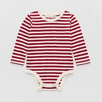 Okie Dokie Baby Boys Round Neck Long Sleeve Bodysuit