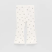 Okie Dokie Baby Girls Knit Flare Full Length Leggings