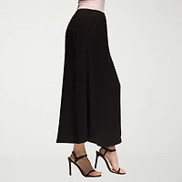 24seven Comfort Apparel Womens Mid Rise Long A-Line Skirt