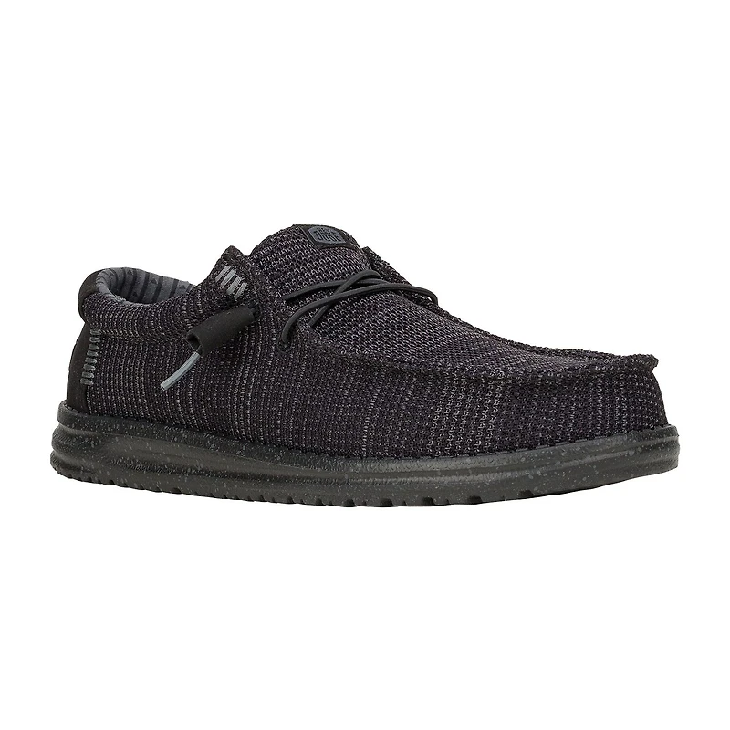 HEYDUDE Wally Stretch Sox Mens Round Closed Toe Slip-On Shoe