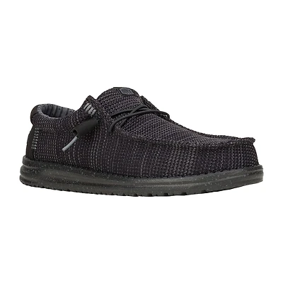 HEYDUDE Wally Stretch Sox Mens Round Closed Toe Slip-On Shoe