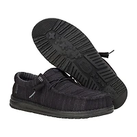 HEYDUDE Wally Stretch Sox Mens Round Closed Toe Slip-On Shoe