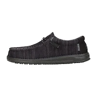 HEYDUDE Wally Stretch Sox Mens Round Closed Toe Slip-On Shoe