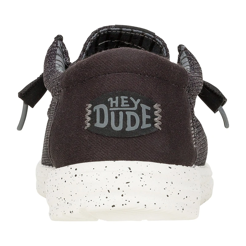 HEYDUDE Wally Stretch Sox Mens Round Closed Toe Slip-On Shoe