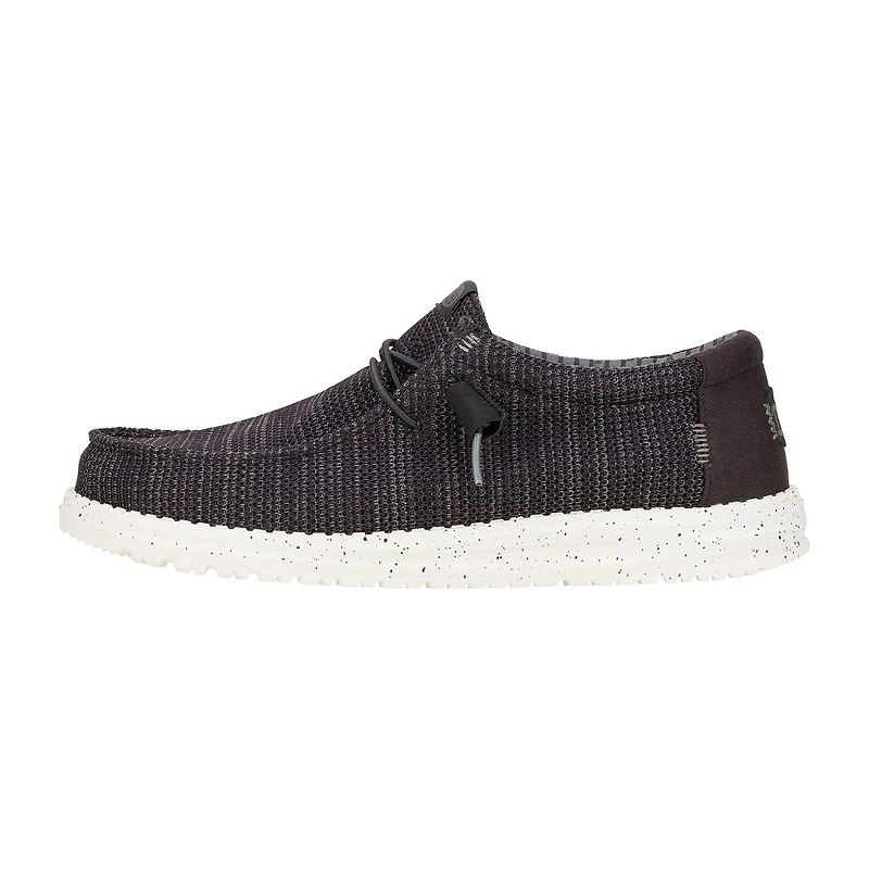 HEYDUDE Wally Stretch Sox Mens Round Closed Toe Slip-On Shoe