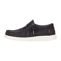 HEYDUDE Wally Stretch Sox Mens Round Closed Toe Slip-On Shoe