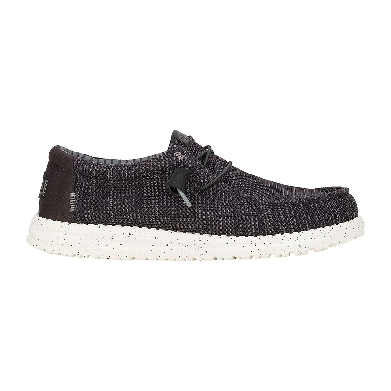 HEYDUDE Wally Stretch Sox Mens Round Closed Toe Slip-On Shoe