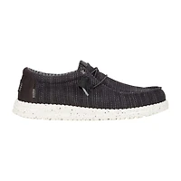 HEYDUDE Wally Stretch Sox Mens Round Closed Toe Slip-On Shoe