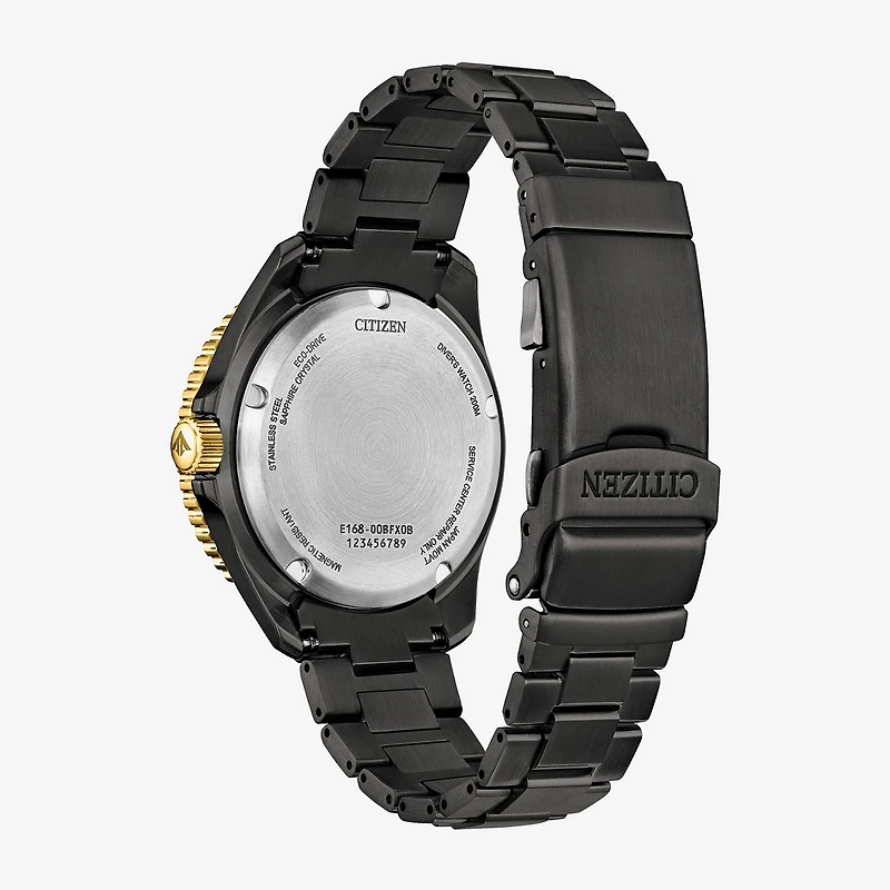 Citizen Sea Eco Mens Gray Stainless Steel Bracelet Watch Bn0264-53e