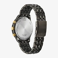 Citizen Classic Eco Mens Chronograph Gray Stainless Steel Bracelet Watch At2576-68e