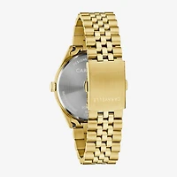 Caravelle Designed By Bulova Mens Gold Tone Stainless Steel Bracelet Watch 44b132