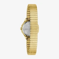 Caravelle Designed By Bulova Womens Gold Tone Stainless Steel Bracelet Watch 44l268