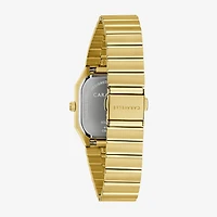 Caravelle Designed By Bulova Mens Gold Tone Stainless Steel Bracelet Watch 44b131