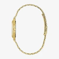 Caravelle Designed By Bulova Mens Gold Tone Stainless Steel Bracelet Watch 44b131