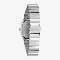 Caravelle Designed By Bulova Mens Silver Tone Stainless Steel Bracelet Watch 43b176