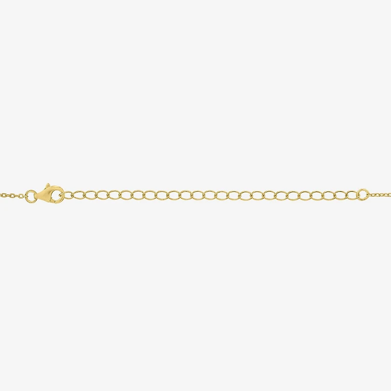 Womens 14K Gold Over Silver 15 Inch Cable Chain Necklace
