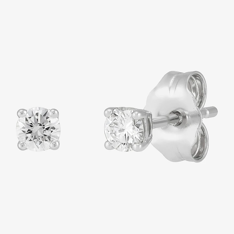 ( H-I, SI2 ) 1/3 CT. T.W. Lab-Grown Diamond 10K Gold 2.5mm Round Stud Earring Set