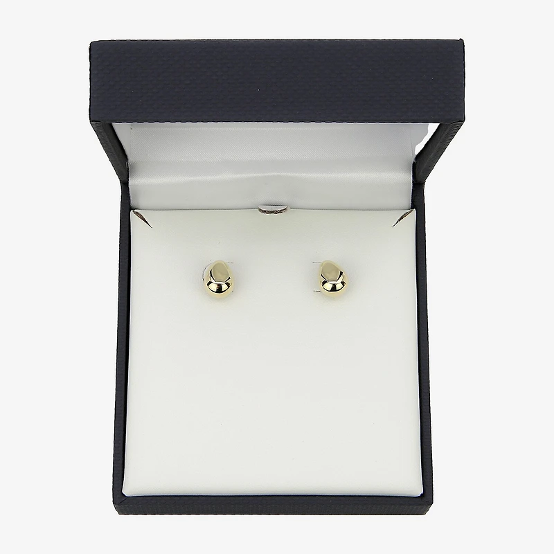 Gold Addiction 10K Gold 11mm Stud Earrings