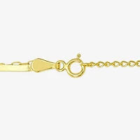 Gold Addiction Womens 10K Gold 16 Inch Herringbone Chain Necklace