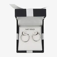 Womens 10K Gold 19mm Hoop Earrings