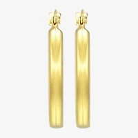 Womens 14K Gold 18.3mm Hoop Earrings