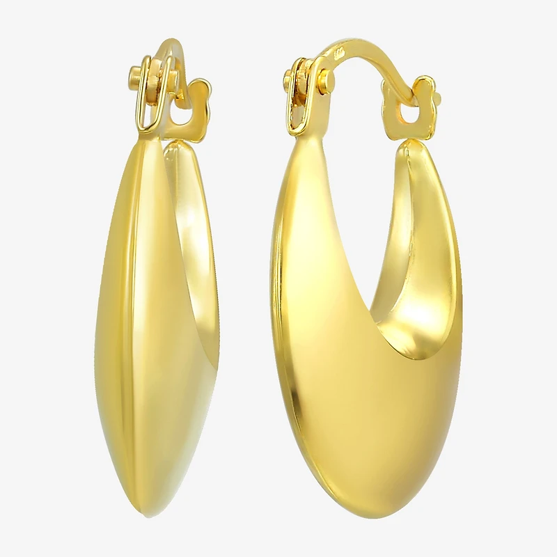 Womens 14K Gold Hoop Earrings