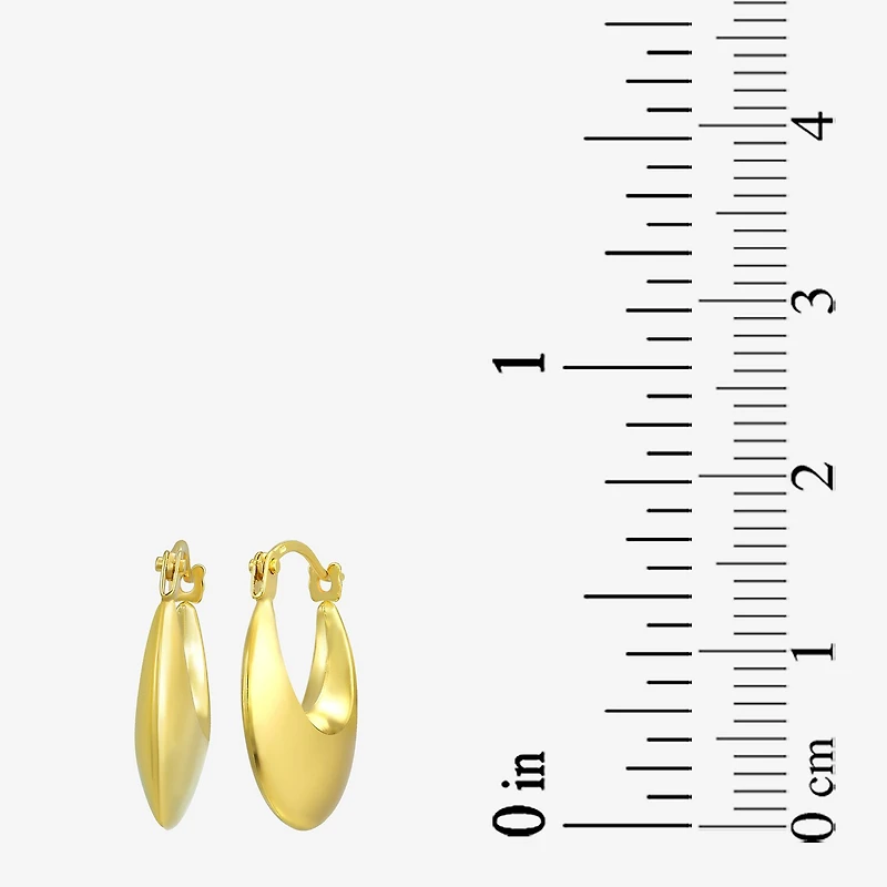 Womens 14K Gold Hoop Earrings