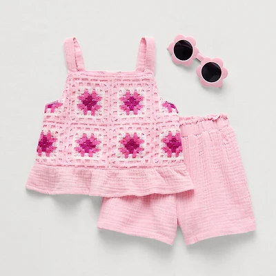 Btween Toddler Girls 2-pc. Short Set