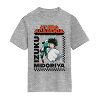 My Hero Academia Little & Big Kid Boys Crew Neck Short Sleeve Regular Fit Graphic T-Shirt