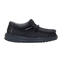 HEYDUDE Wally Stretch Jersey Toddler Boys Round Closed Toe Slip-On Shoe