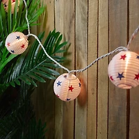 Northlight 8.5ft Stars Paper Lantern Patio Set String Lights