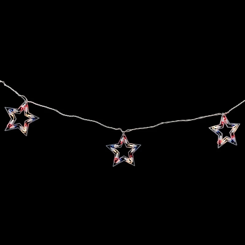 Northlight 5.25ft Stars Patio String Lights