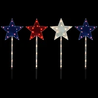 Northlight 28" Lighted Stars Outdoor 4th of July Yard Art