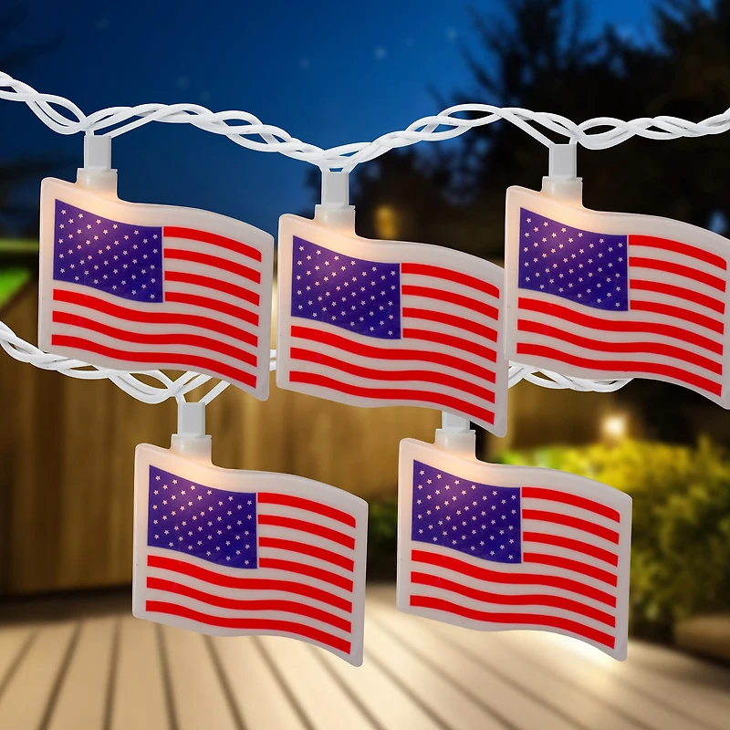 Northlight 7.5ft American Indoor Outdoor Patio String Lights