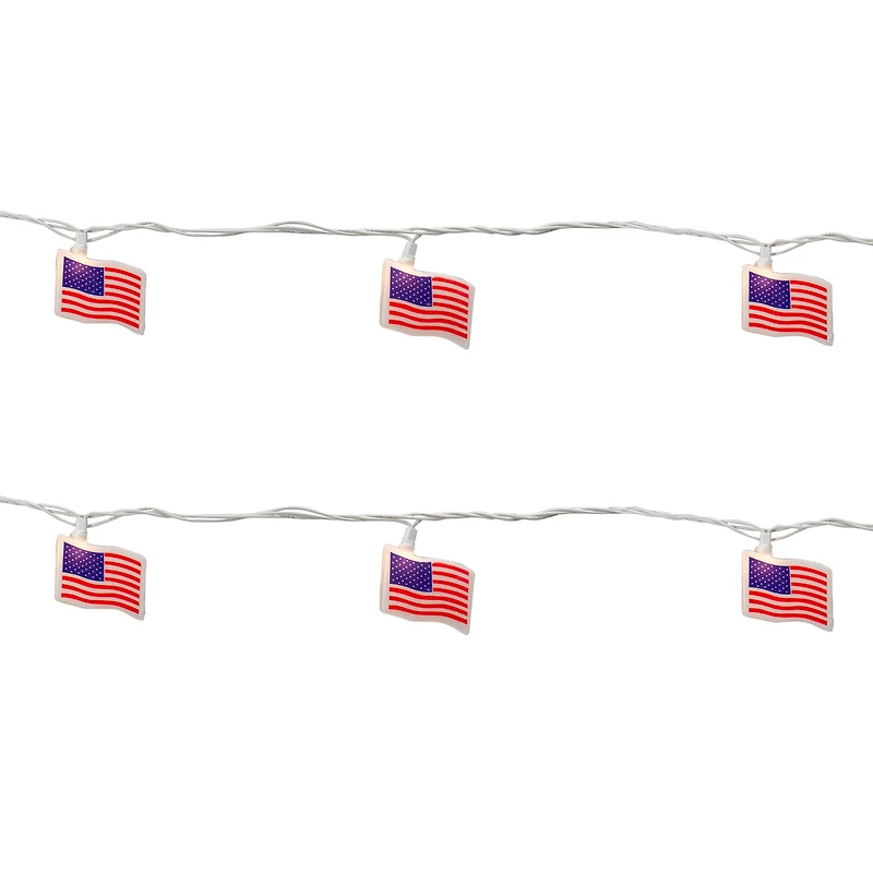 Northlight 7.5ft American Indoor Outdoor Patio String Lights