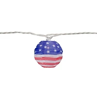 Northlight 8.5ft American Paper Lantern Patio String Lights