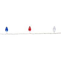 Northlight 16ft C7 Led - Red Blue And White String Lights