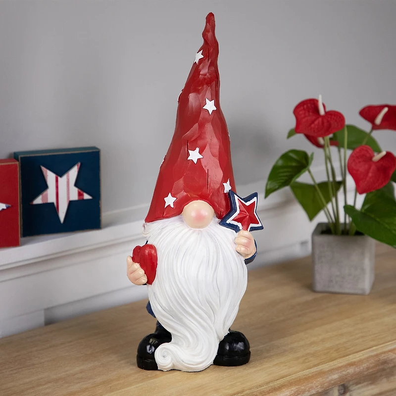 Northlight 16.5" Gnome Holding Star Outdoor Garden Gnome