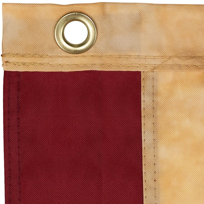 Northlight 60" Tea-Stained Embroidered Outdoor House Flags