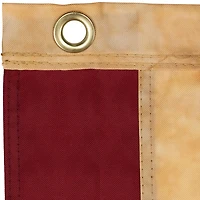 Northlight 60" Tea-Stained Embroidered Outdoor House Flags